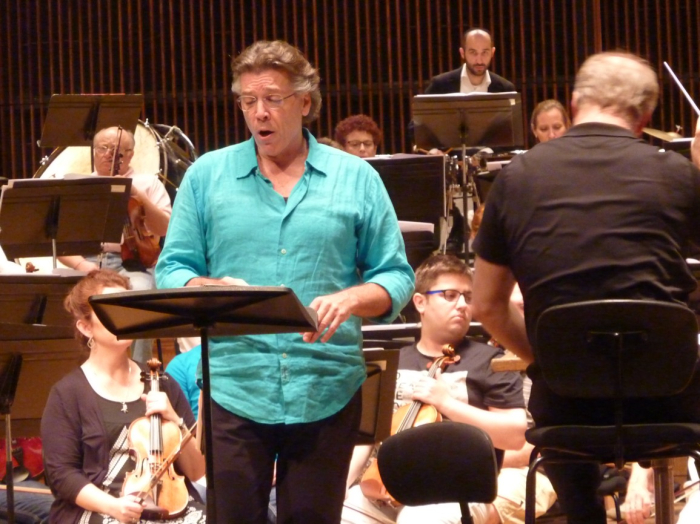 Lingua angelorum for baritone and large orchestra in Izrael