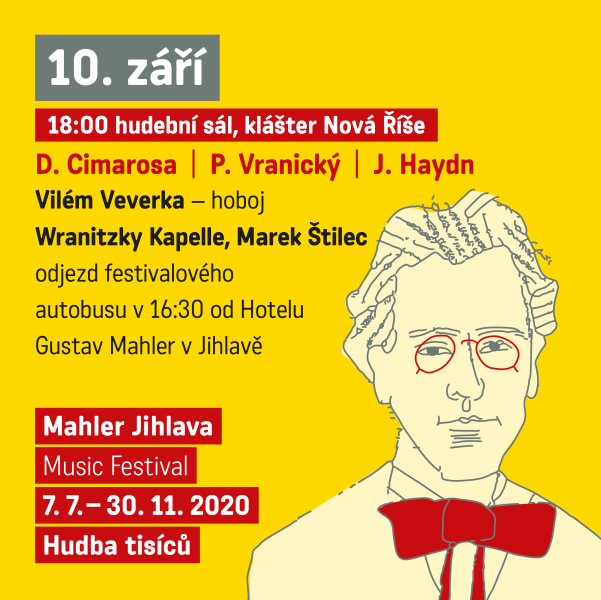 Festival Mahler Jihlava - 10. září v Nové Říši