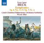 Marek Štilec BECK, F.I.: Symphonies, Op. 4, Nos. 1-3 and Op. 3, No. 6